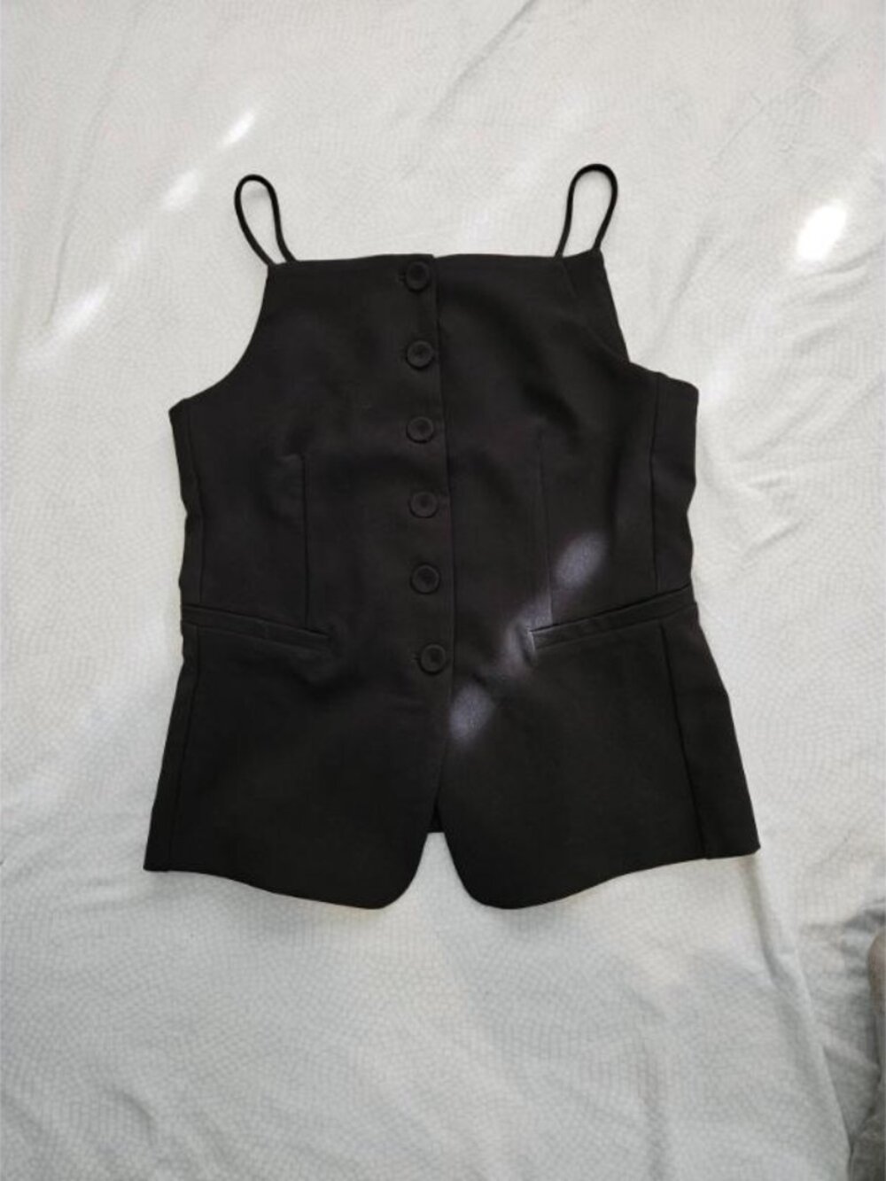 Top, Glam, S, Black